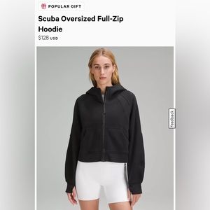 Lululemon oversized scuba hoodie M/L